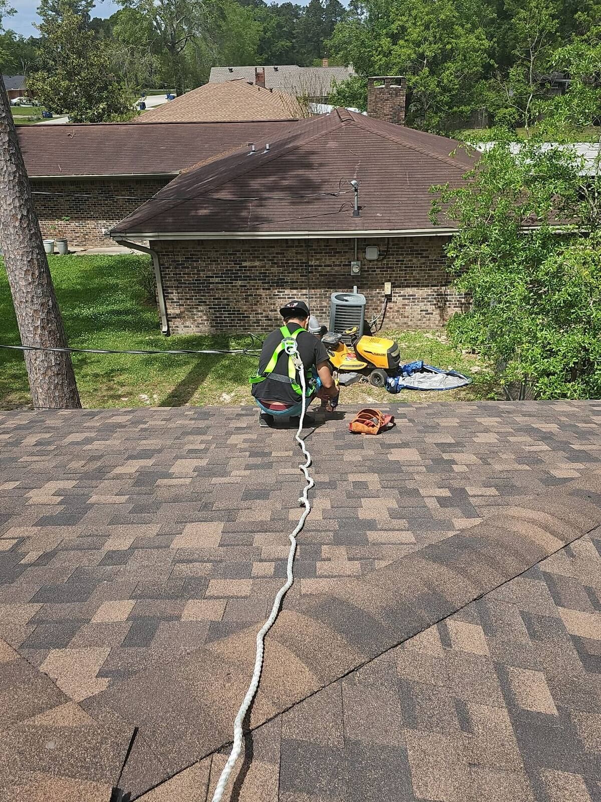 A Texas home with a newly installed roof by WR Pro